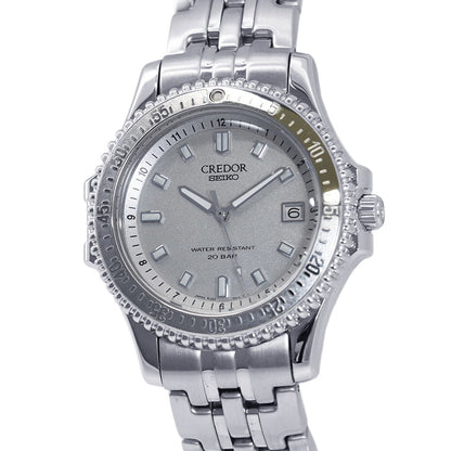 SEIKO CREDOR Pacificique W37mm Stainless Steel Silver DialGCAX993