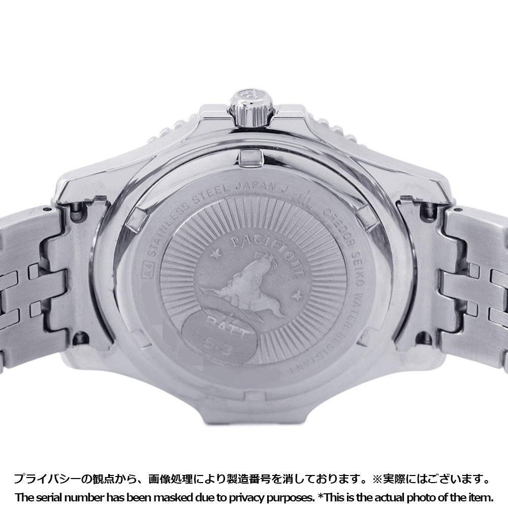 SEIKO CREDOR Pacificique W37mm Stainless Steel Silver DialGCAX993