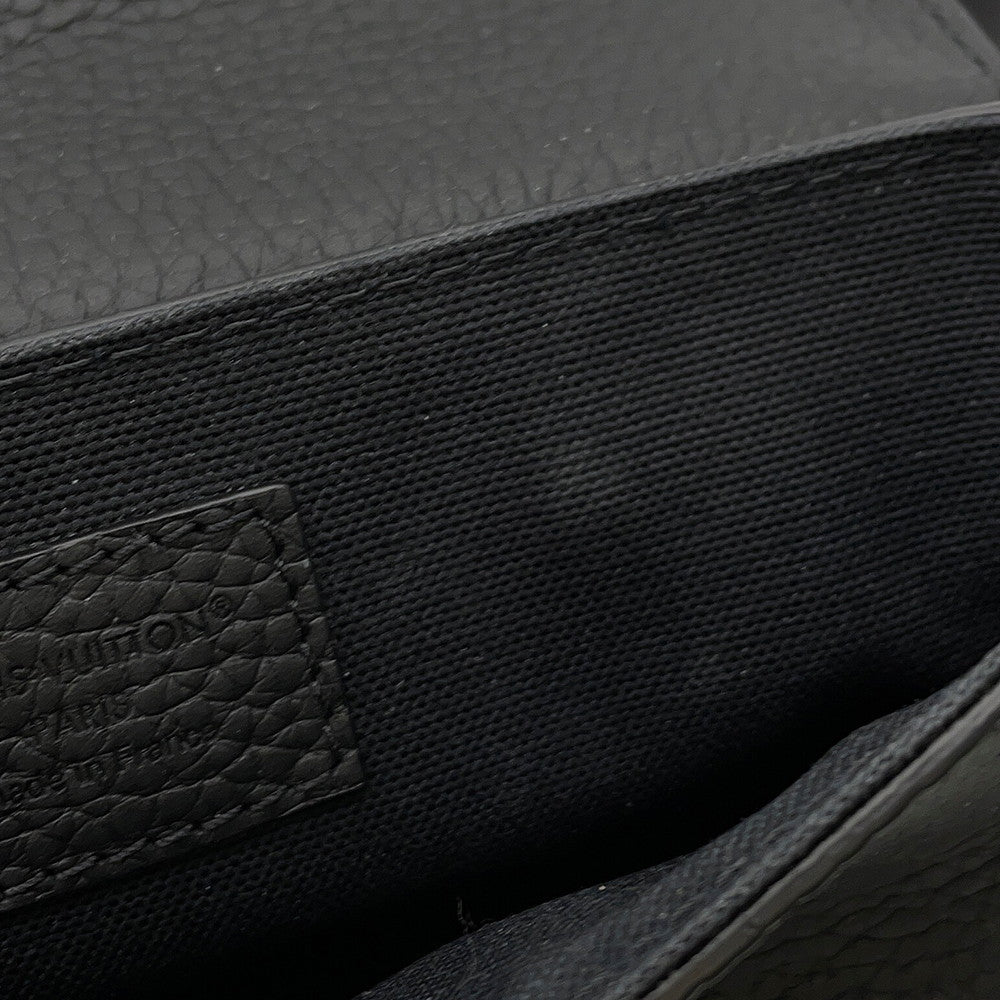 LOUIS VUITTON Steamer EastWest Wearable Wallet NoirM13888 Taurillon・Monogram