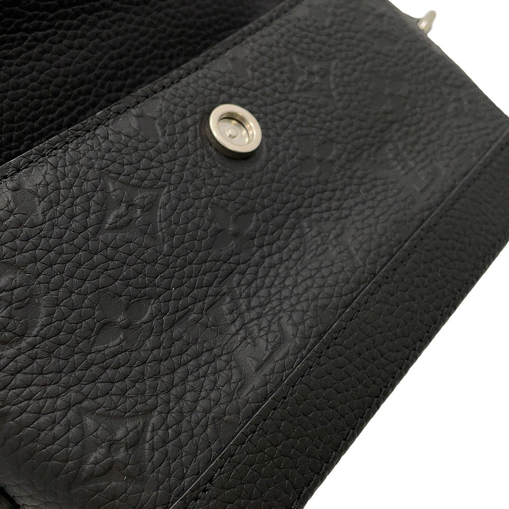 LOUIS VUITTON Steamer EastWest Wearable Wallet NoirM13888 Taurillon・Monogram