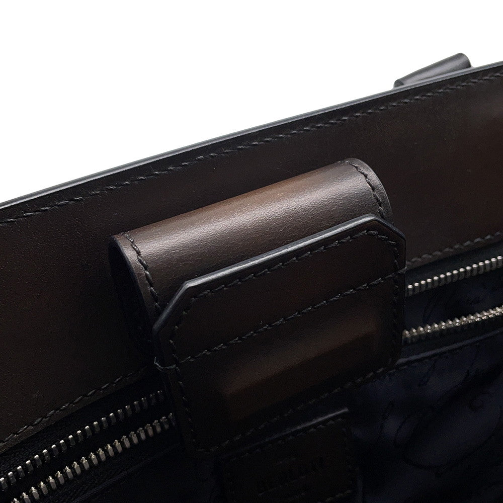 Berluti Calligraphy Tote Bag Brown scritto leather Size Mini