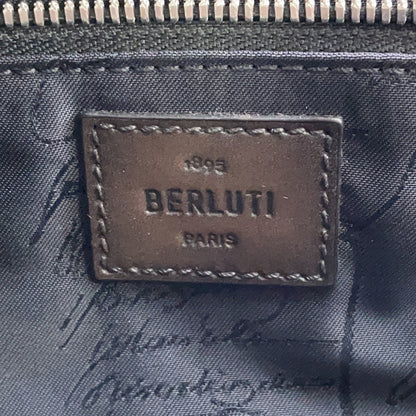 Berluti Calligraphy Tote Bag Brown scritto leather Size Mini