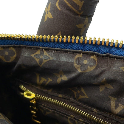 LOUIS VUITTON Speedy Bandouliere NavyM21061 Recycled MetallicNylon Monogram Size 25