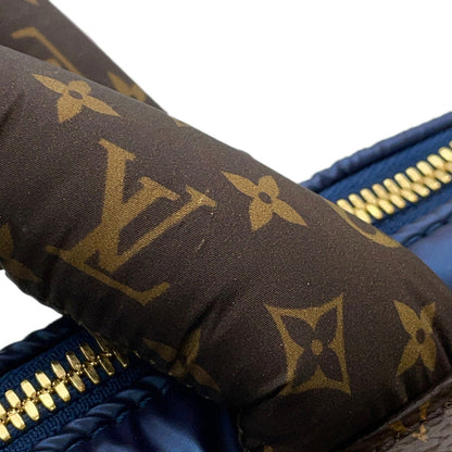 LOUIS VUITTON Speedy Bandouliere NavyM21061 Recycled MetallicNylon Monogram Size 25