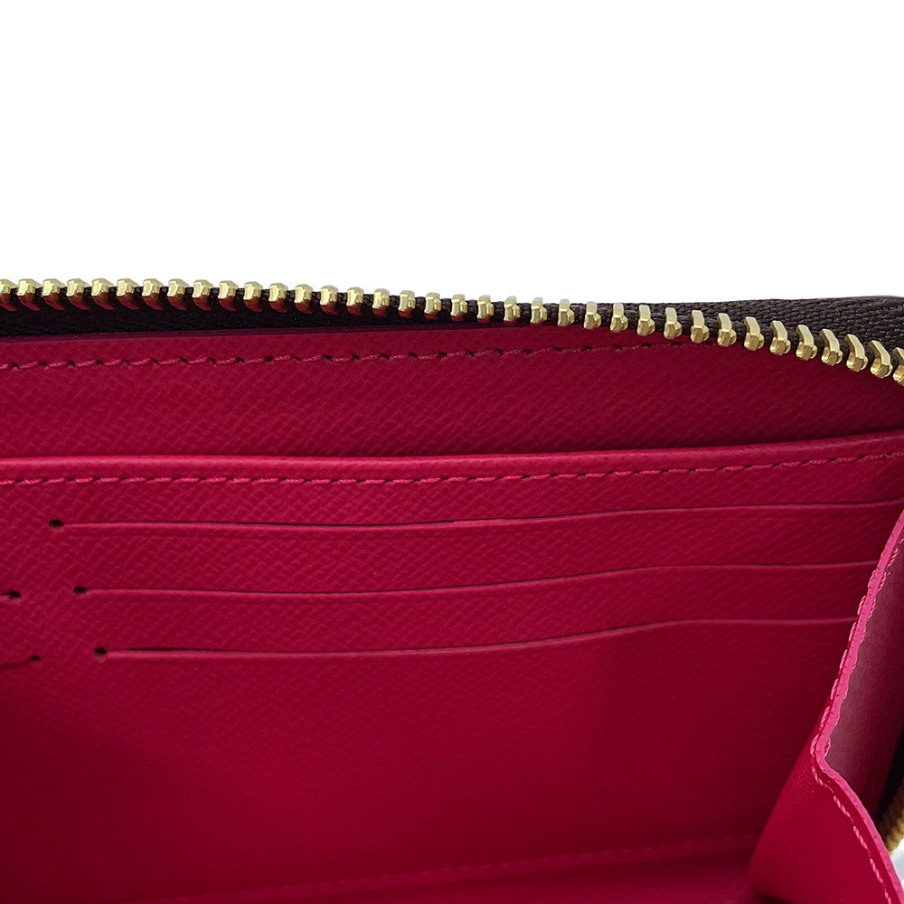 LOUIS VUITTON Zippy Wallet PinkM80857 Monogram/Vivienne Holiday Collection
