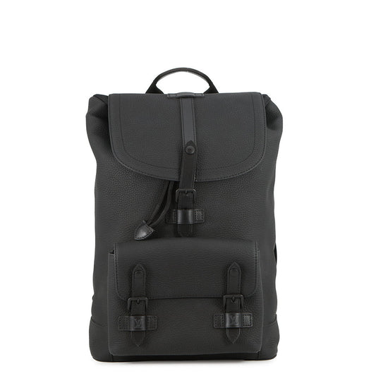 LOUIS VUITTON Christopher Slim Backpack NoirM58644 Taurillon Leather