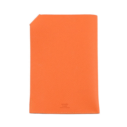 HERMES Tarmac Passport Case Orange Epsom Size PM