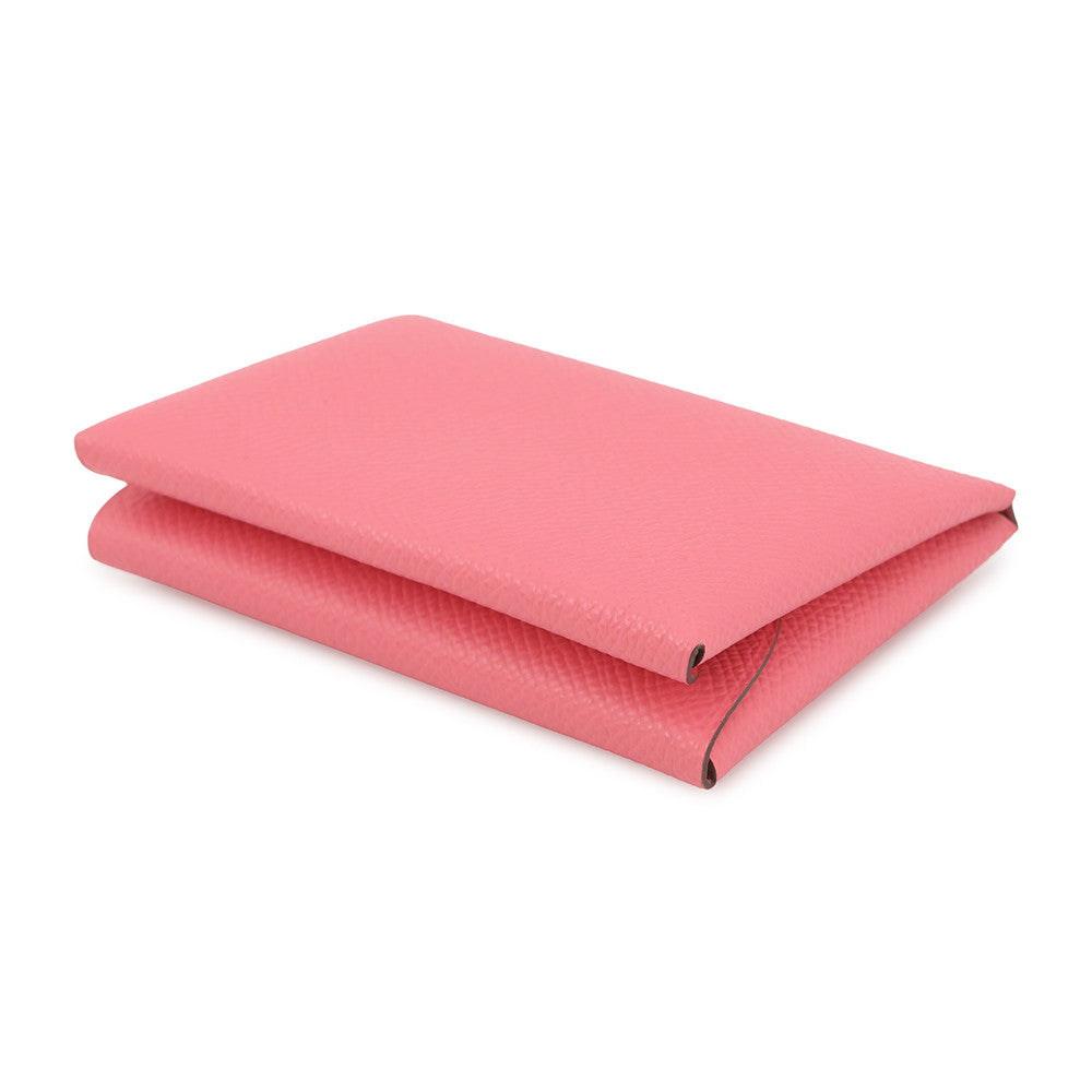 HERMES Calvi Duo Rose Azalee Epsom