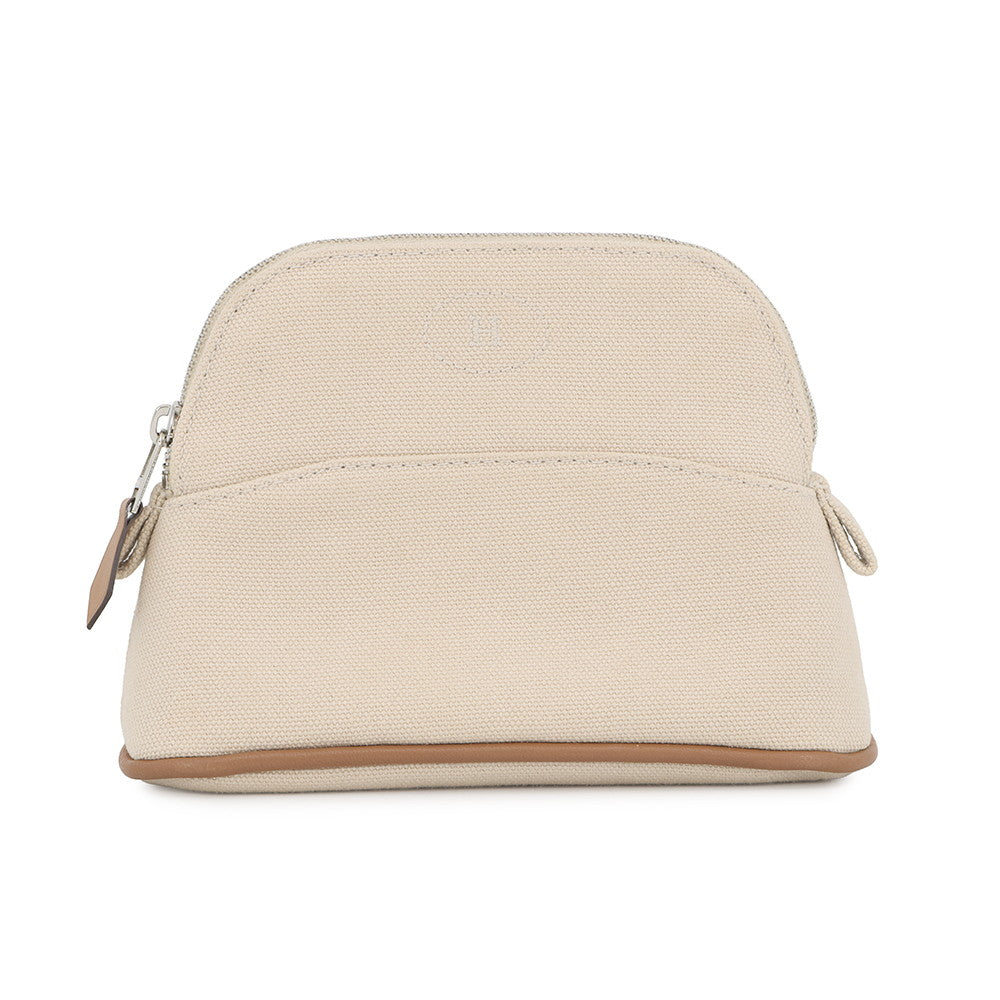 HERMES Bolide Pouch Natural Canvas Size Mini mini