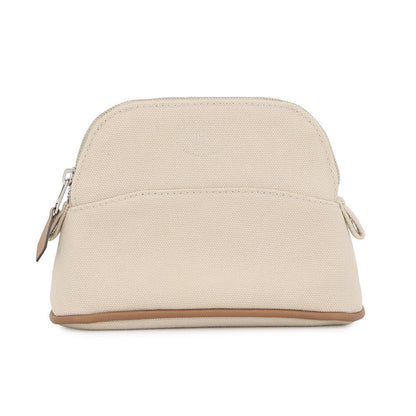 HERMES Bolide Pouch Natural Canvas Size Mini mini