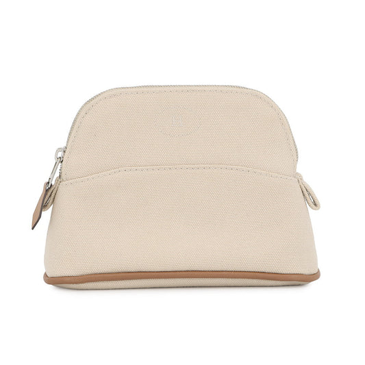 HERMES Bolide Pouch Natural Canvas Size Mini mini