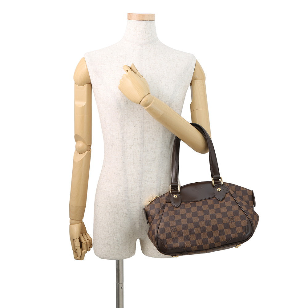 LOUIS VUITTON Verona RedN41117 Damier Ebene Canvas Size PM