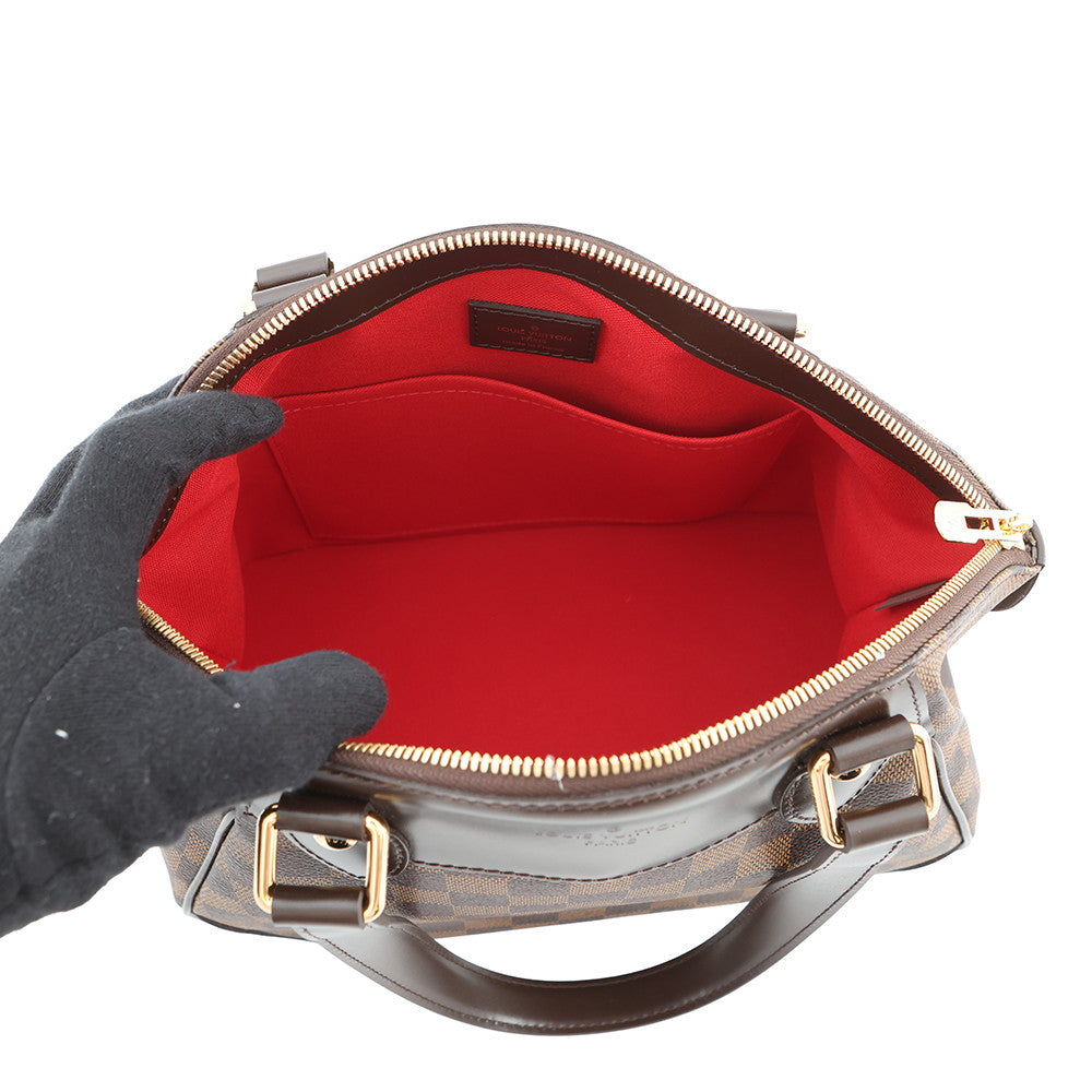 LOUIS VUITTON Verona RedN41117 Damier Ebene Canvas Size PM