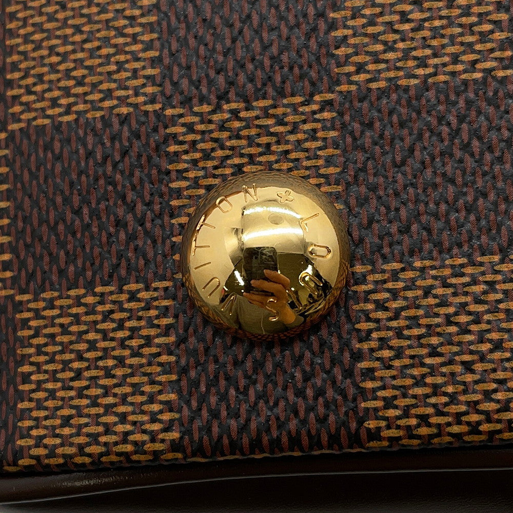 LOUIS VUITTON Verona RedN41117 Damier Ebene Canvas Size PM