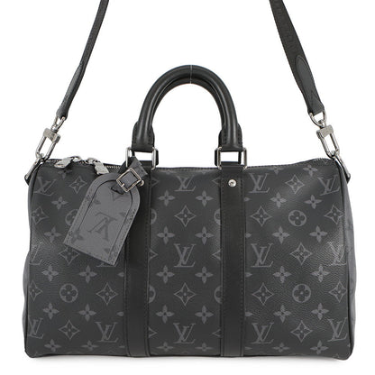 LOUIS VUITTON Keepall Bandouliere NoirM46655 Monogram Eclipse Monogram Eclipse Reverse Size 35