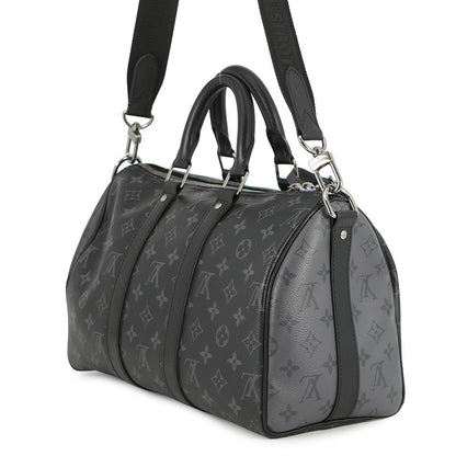 LOUIS VUITTON Keepall Bandouliere NoirM46655 Monogram Eclipse Monogram Eclipse Reverse Size 35