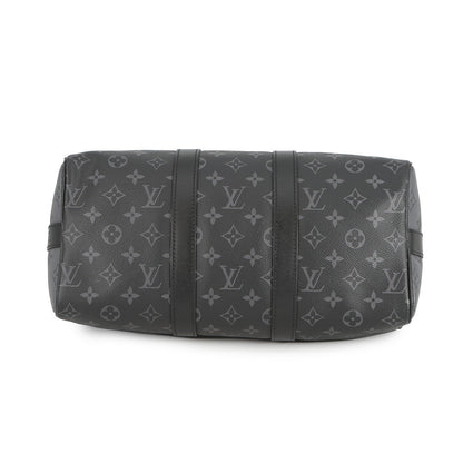 LOUIS VUITTON Keepall Bandouliere NoirM46655 Monogram Eclipse Monogram Eclipse Reverse Size 35