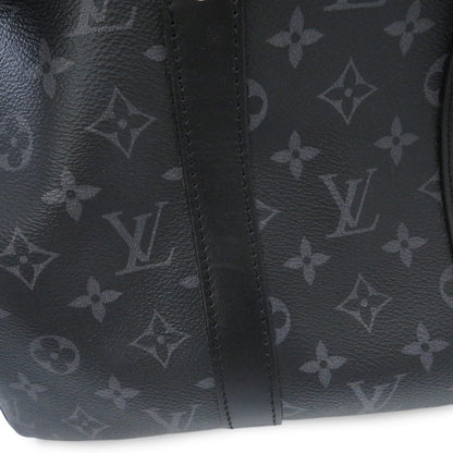 LOUIS VUITTON Keepall Bandouliere NoirM46655 Monogram Eclipse Monogram Eclipse Reverse Size 35