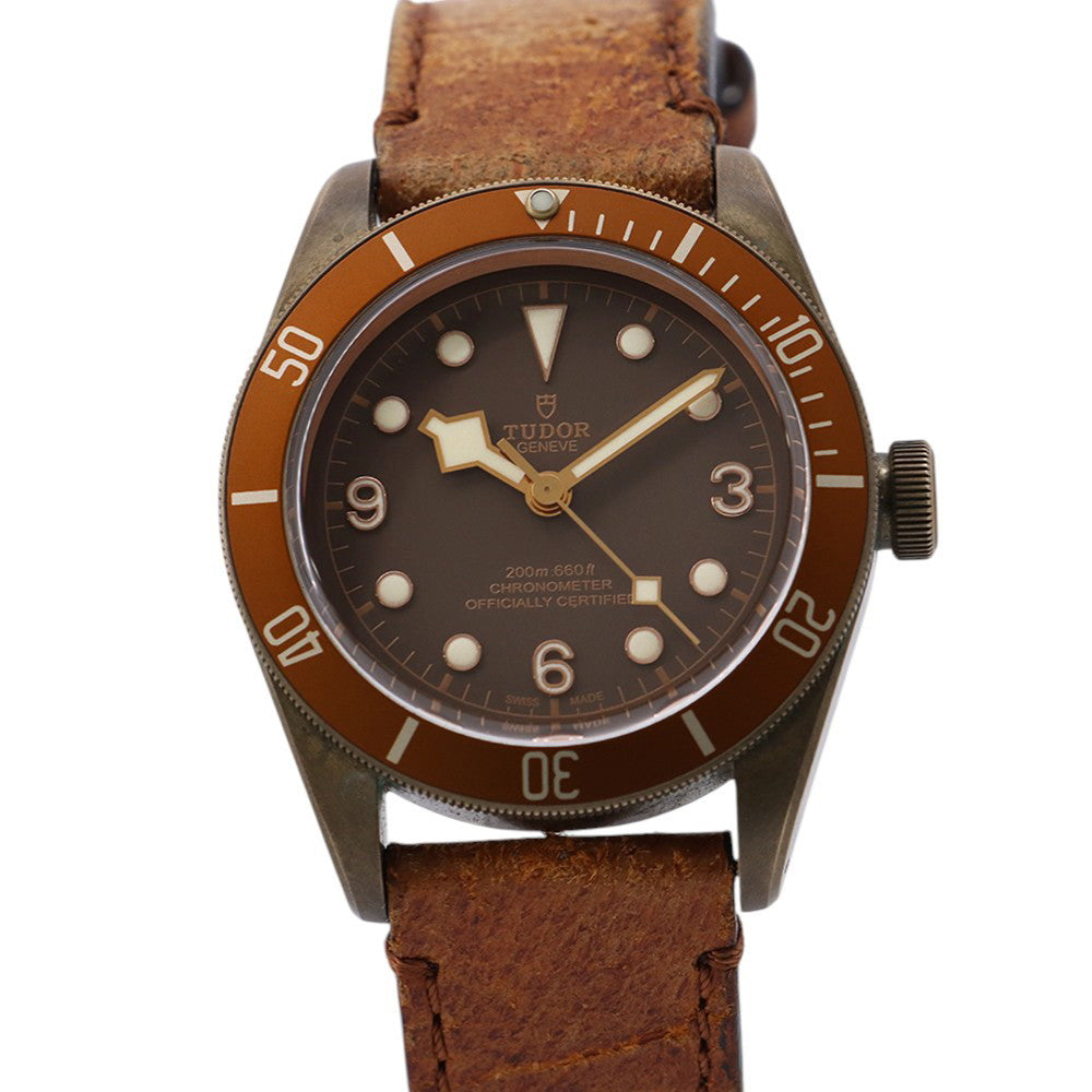 TUDOR Heritage Black Bay Bronze W43mm Bronze Leather Brown Dial79250BM