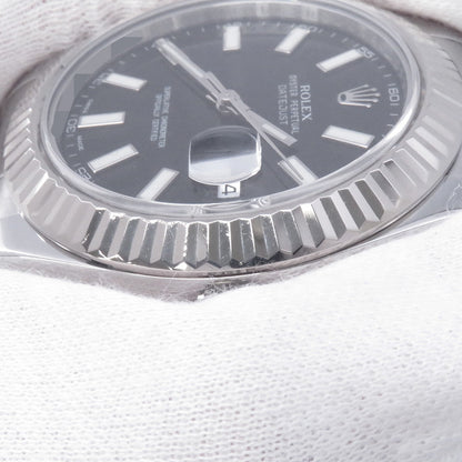 ROLEX Datejust II W41mm Stainless Steel K18WG Black Dial116334
