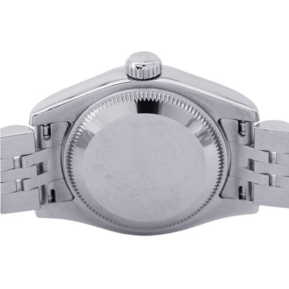 ROLEX Datejust W26mm Stainless Steel K18WG White Shell Dial179174NG