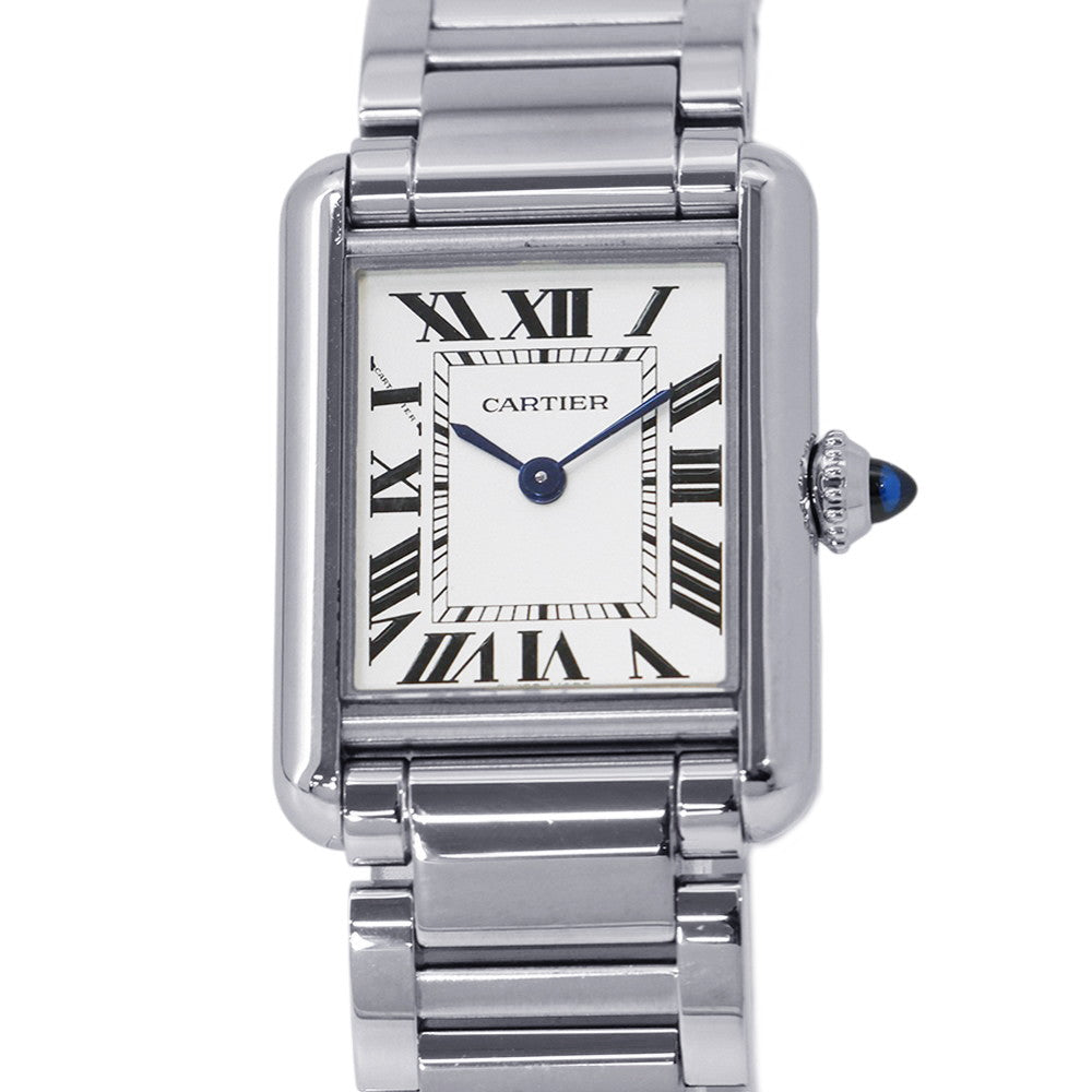 CARTIER Tank mast SM H29.5mm×W22mm Stainless Steel Silver DialWSTA0051