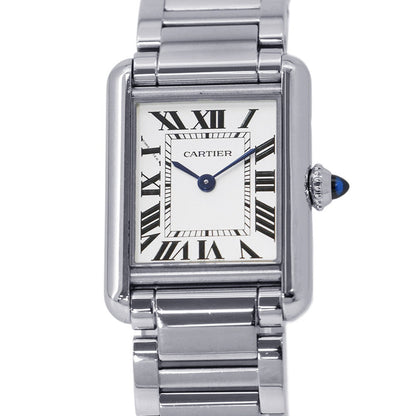 CARTIER Tank mast SM H29.5mm×W22mm Stainless Steel Silver DialWSTA0051
