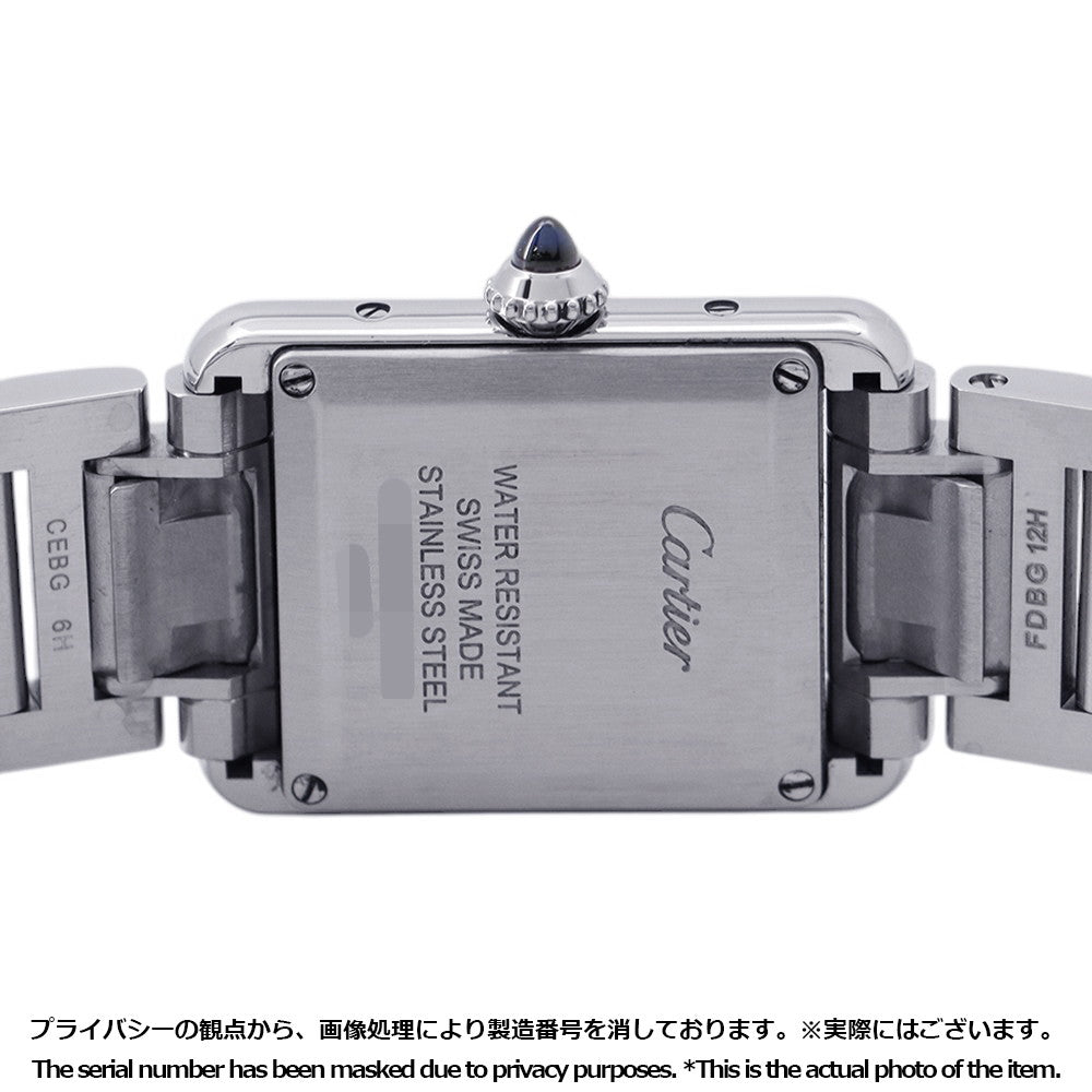CARTIER Tank mast SM H29.5mm×W22mm Stainless Steel Silver DialWSTA0051