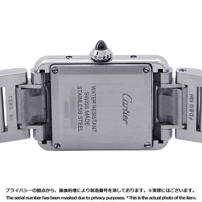 CARTIER Tank mast SM H29.5mm×W22mm Stainless Steel Silver DialWSTA0051