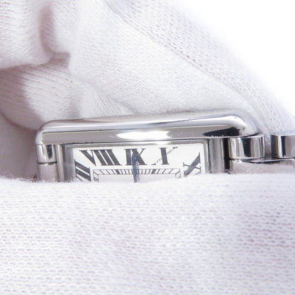 CARTIER Tank mast SM H29.5mm×W22mm Stainless Steel Silver DialWSTA0051