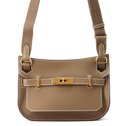 HERMES Jypsiere Etoupe Evercolor Size Mini