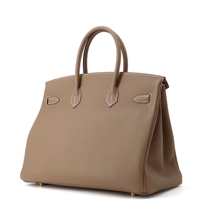HERMES Birkin Etoupe Togo Leather Size 35