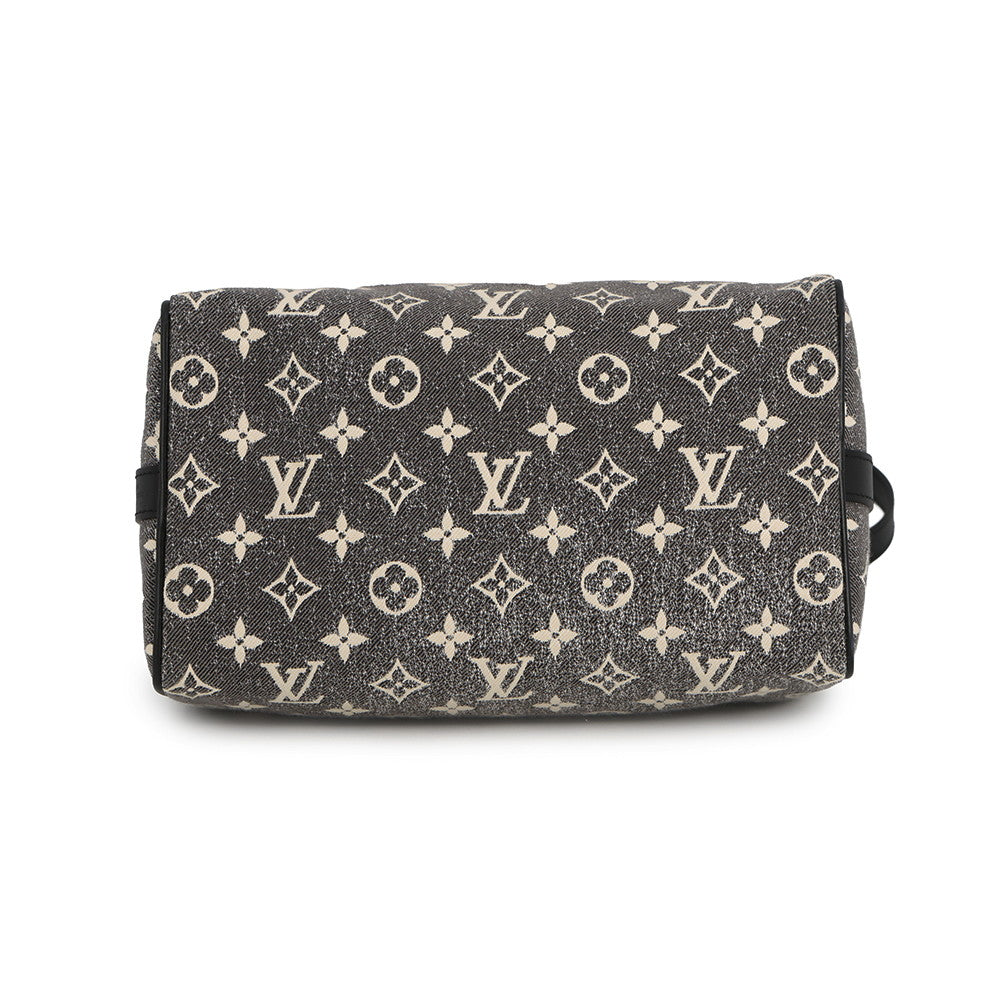 LOUIS VUITTON Speedy Bandouliere Gris NoirM21464 Monogram / Jaguar Denim Size 25