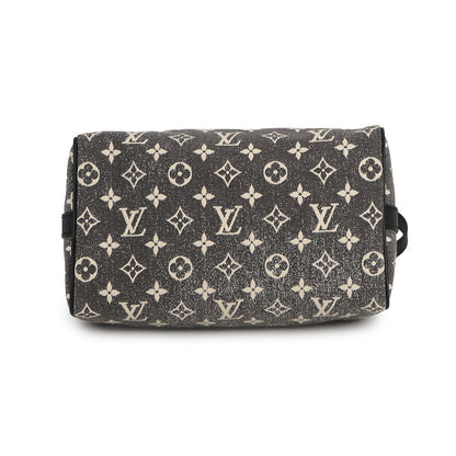 LOUIS VUITTON Speedy Bandouliere Gris NoirM21464 Monogram / Jaguar Denim Size 25