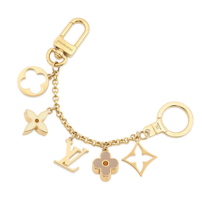 LOUIS VUITTON Bag Bag Charm / Chain Fleur de Monogram GoldM65111 Metal