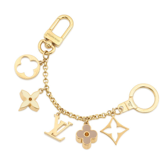LOUIS VUITTON Bag Bag Charm / Chain Fleur de Monogram GoldM65111 Metal