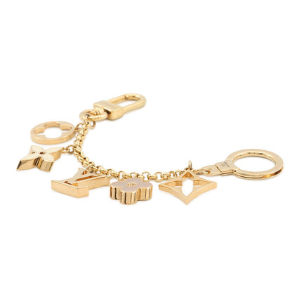 LOUIS VUITTON Bag Bag Charm / Chain Fleur de Monogram GoldM65111 Metal