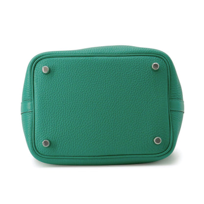 HERMES Picotin Lock Vert Vertigo Taurillon Clemence Size PM