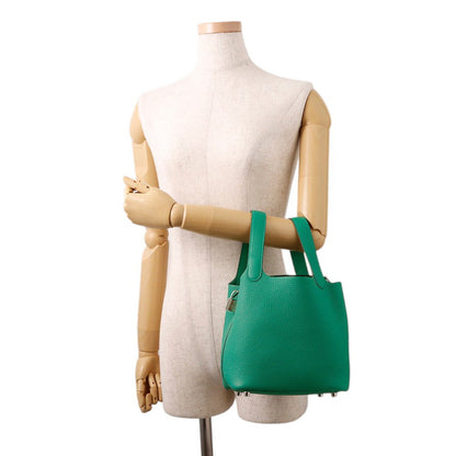 HERMES Picotin Lock Vert Vertigo Taurillon Clemence Size PM