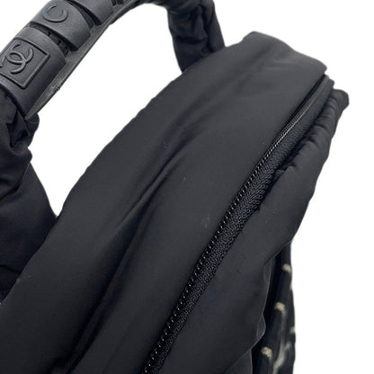 CHANEL CHANEL Sports CHANEL Logo Backpack Black Nylon