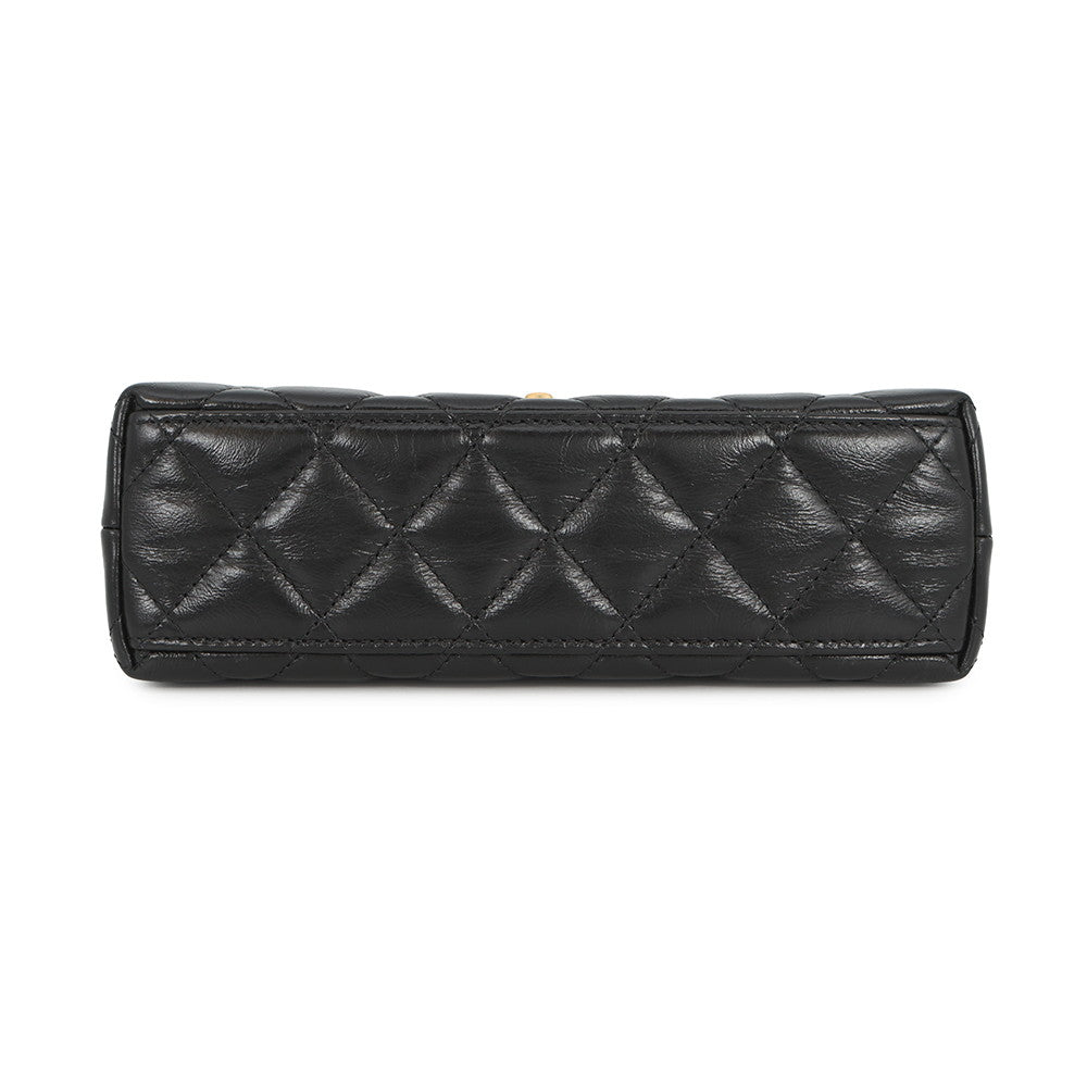 CHANEL Matelasse Mini 2WAYHandbag ChainShoulder BlackAS4416 Leather Size Mini