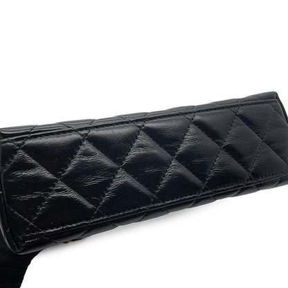 CHANEL Matelasse Mini 2WAYHandbag ChainShoulder BlackAS4416 Leather Size Mini