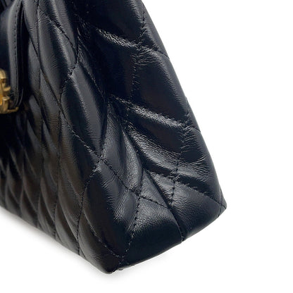 CHANEL Matelasse Mini 2WAYHandbag ChainShoulder BlackAS4416 Leather Size Mini