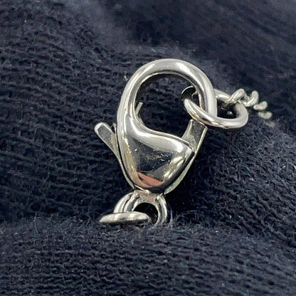 CHANEL CC Logo Pendant Top Necklace Metal Rhinestone