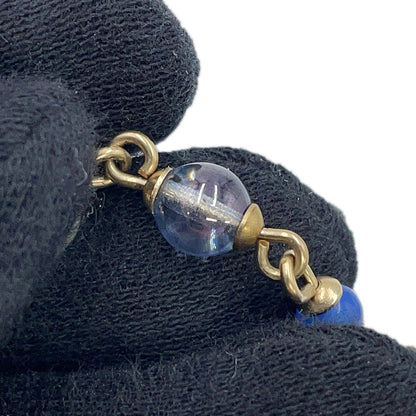 CHANEL CC Logo Swing EarringsAB3108 Metal Rhinestone Faux Pearl Color Stone