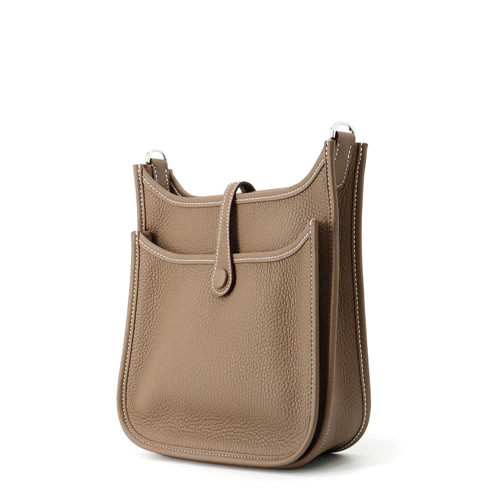 HERMES Evelyne3 Etoupe Taurillon Clemence Size 23