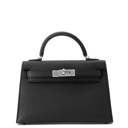 HERMES Mini Kelly 2 Black Epsom