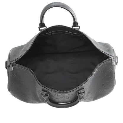 LOUIS VUITTON Keepall Bandouliere NoirM44810 Monogram Shadow Size 50