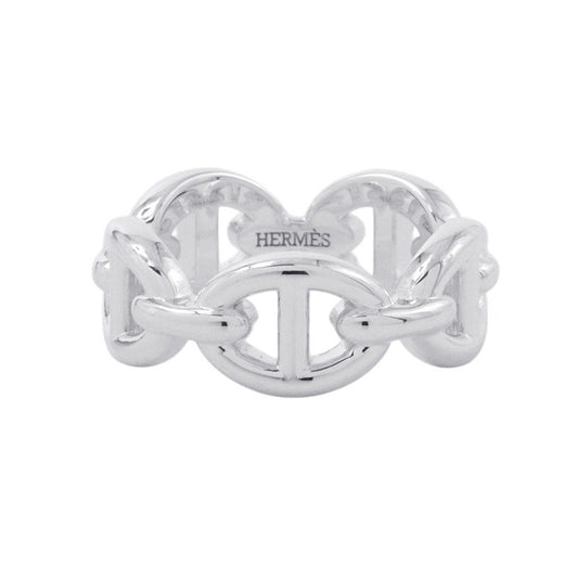HERMES Chaine d'Ancre Anchene Ring Size PM/48/#8 SV925