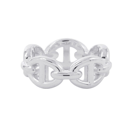 HERMES Chaine d'Ancre Anchene Ring Size PM/48/#8 SV925
